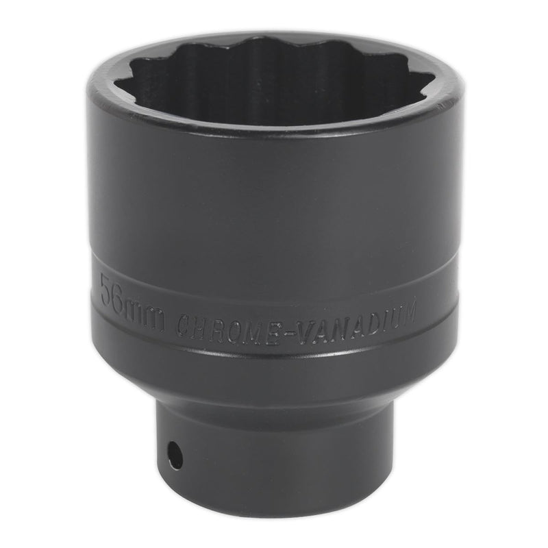 Sealey Bi-Hex Deep Impact Socket 3/4"Sq Drive 12-Point 56mm SX021