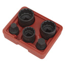 Sealey Impact Hub Socket & Socket Bit Set 1/2"Sq Drive 12-Point 5pc SX053