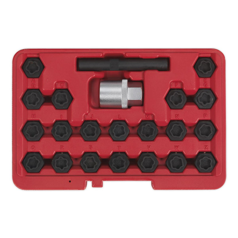 Locking Wheel Nut Key Set 22pc - BMW