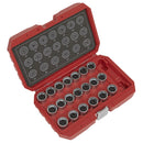 Sealey Locking Wheel Nut Key Set for VAG 20pc SX219