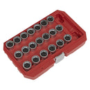 Sealey Locking Wheel Nut Key Set for VAG 20pc SX219