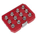Sealey Locking Wheel Nut Key Set for VW 12pc SX224