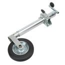 Sealey Jockey Wheel & Clamp 50mm - 200mm Solid Wheel TB37
