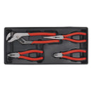 Sealey Premier Pliers Set with Tool Tray 4pc TBT02
