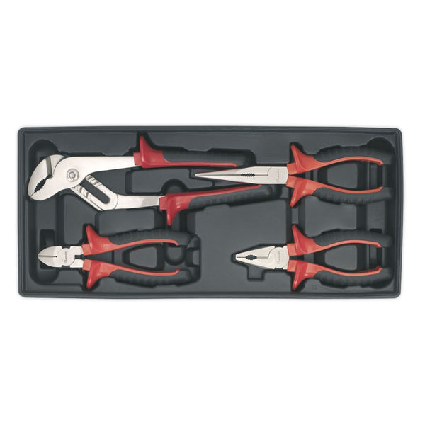 Tool Tray with Pliers Set 4pc