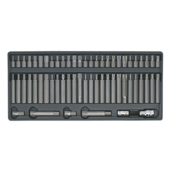 Tool Tray with Security TRX-Star*/Hex/Ribe/Spline Bit Set 60pc