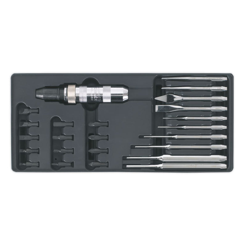 Tool Tray with Punch & Impact Driver Set 25pc