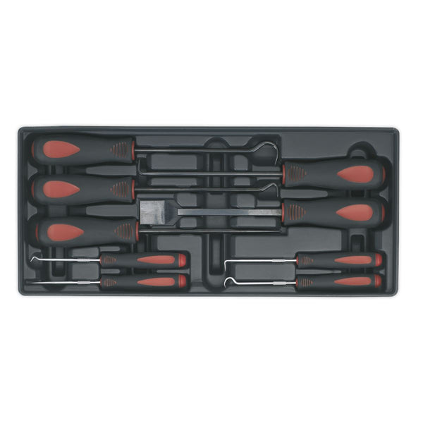 Tool Tray with Scraper & Hook Set 9pc