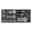 Sealey Premier Brake Wind-Back Tool Kit with Tool Tray 18pc TBT27