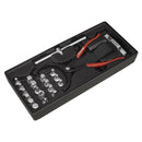 Sealey Premier Oil Filter Wrench, Pliers & Drain Key Set with Tool Tray 21pc TBT28