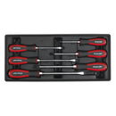Sealey Premier Hammer-Thru Screwdriver Set with Tool Tray 6pc TBT29