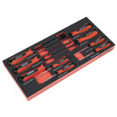 Sealey Scraper & Hook Pick 19pc Set 165mm & 260mm Picks EVA Foam Tray TBT65