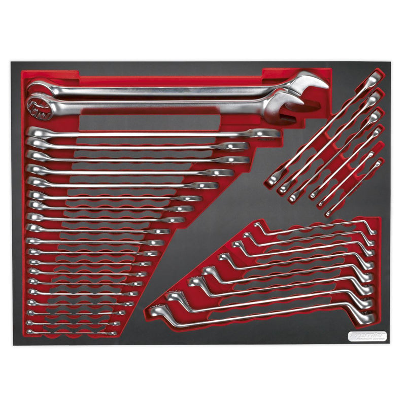 Tool Tray with Spanner Set 35pc