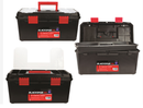 TOOL BOX 19" PLASTIC CHEST BAG STORAGE BAG CASE & TRAY ORGANISER TC383