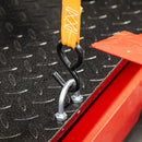 Sealey Ratchet Straps Polyester Webbing with S-Hooks 25mm x 4m 500kg Breaking Strength - 2 Pairs TD0540S4