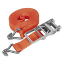 Sealey Ratchet Strap Polyester Webbing 75mm x 10m 10000kg Breaking Strength TD10010J