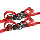 Sealey Slide Ratchet Strap Polyester Webbing with S-Hooks 32mm x 3m 1200kg Breaking Strength TD1202SR