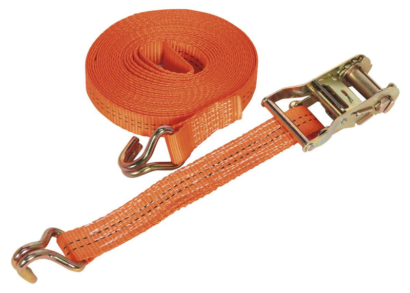 Ratchet Strap 35mm x 10m Polyester Webbing 2000kg Breaking Strength