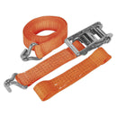 Sealey Alloy Wheel Car Transporter Ratchet Strap 50mm x 3m 5000kg Breaking Strength TDRWA