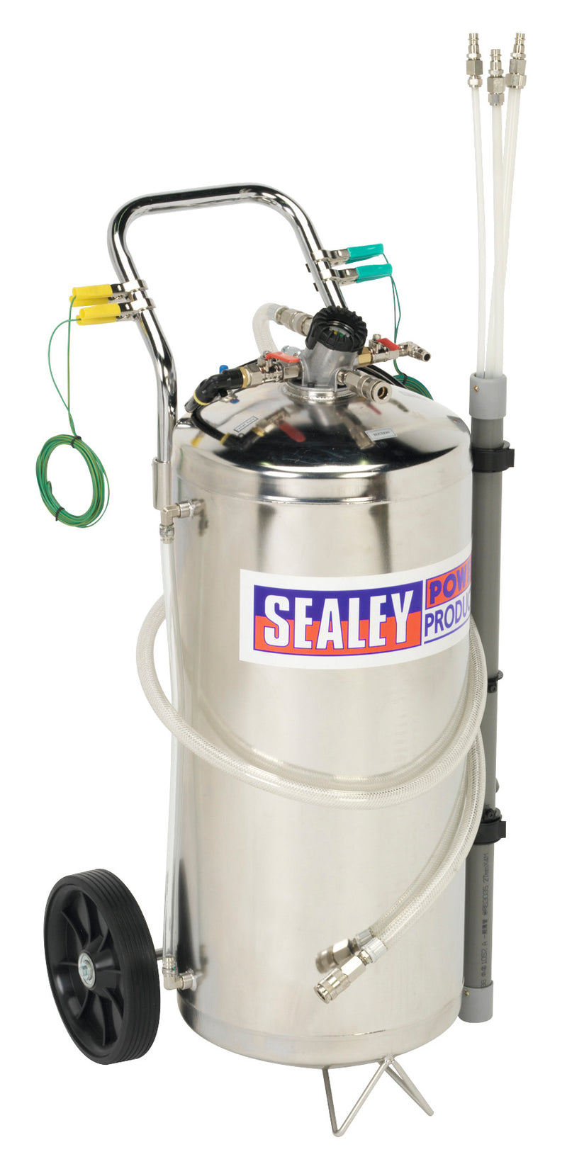 Air Operated Fuel Drainer 40L Stainless Steel