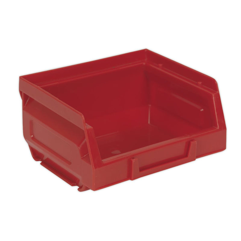 Plastic Storage Bin 105 x 85 x 55mm - Red Pack of 24