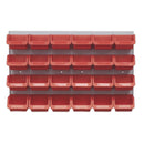 Sealey Bin & Panel Combination 24 Bins - Red TPS130