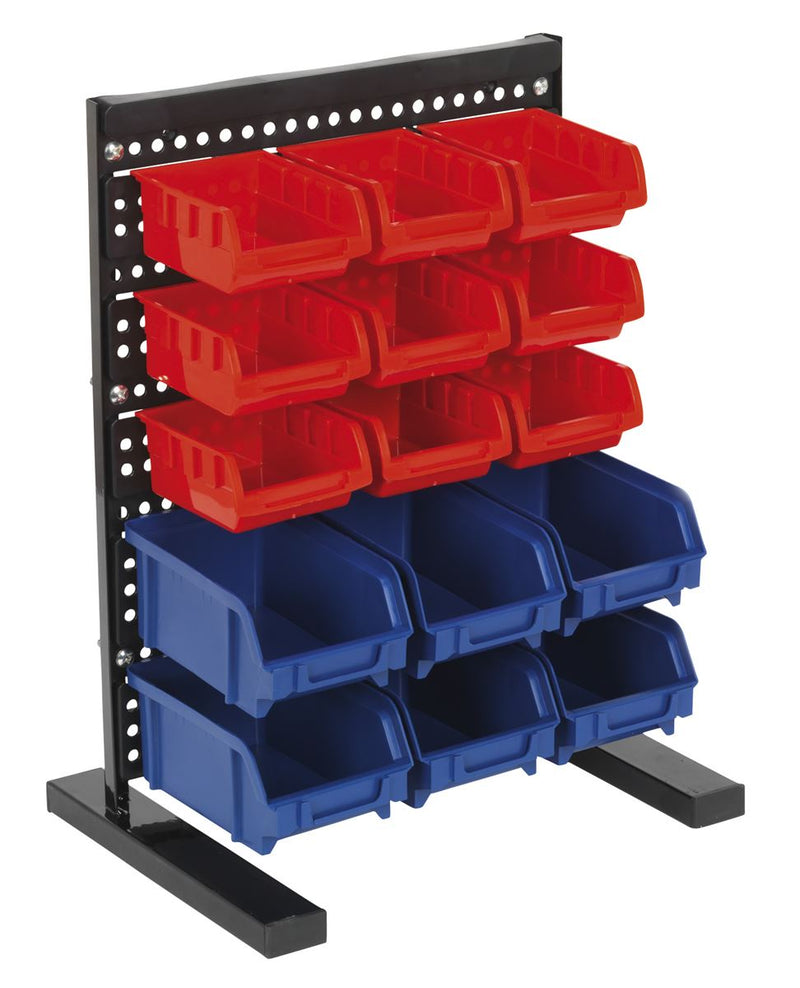 Bin Storage System Bench Mounting 15 Bin