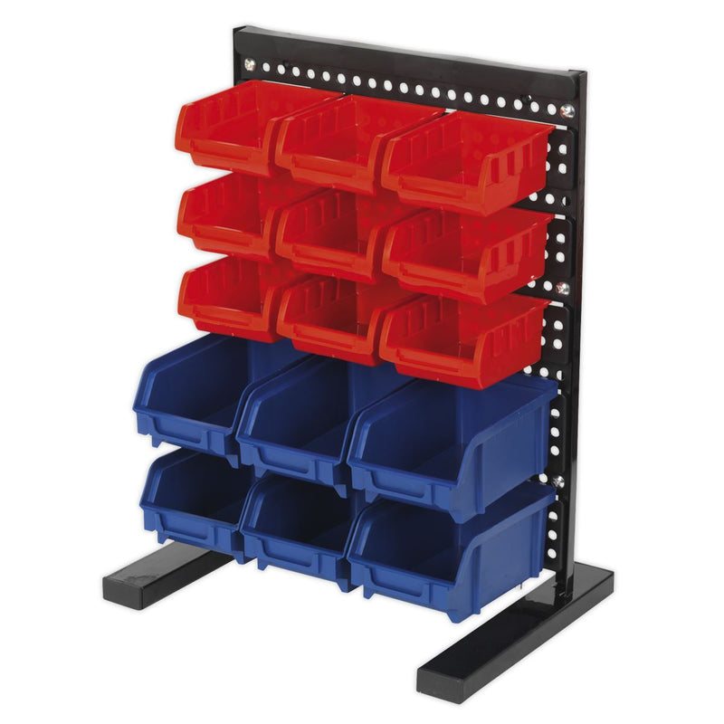 Bin Storage System Bench Mounting 15 Bin