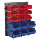 Sealey Wall Mounting Bin Storage System with 15 Bins TPS1569WM