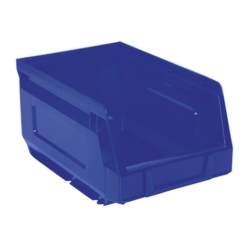 Plastic Storage Bin 105 x 165 x 85mm - Blue Pack of 24