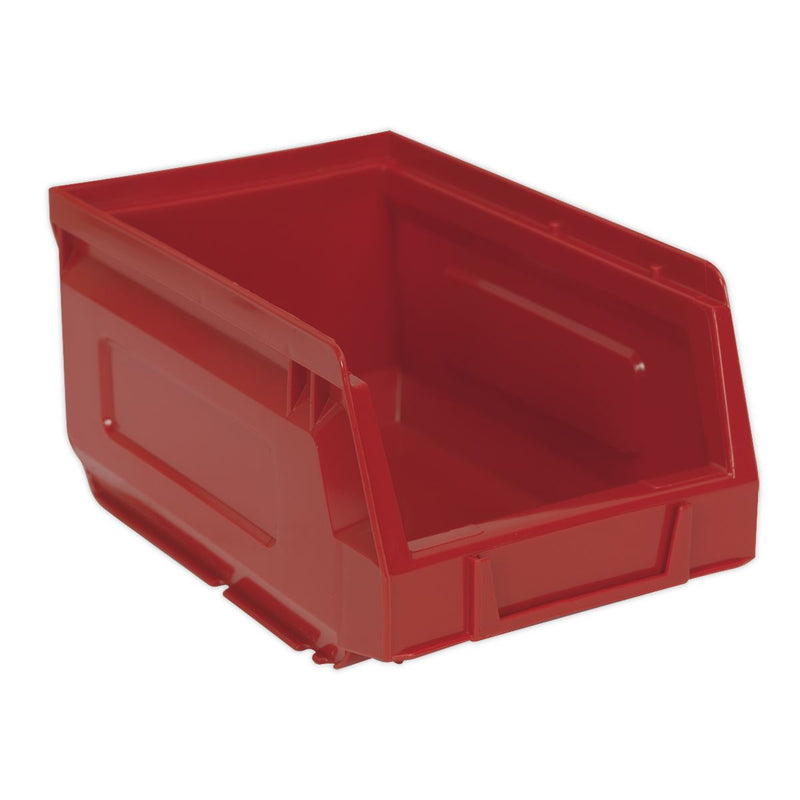 Plastic Storage Bin 105 x 165 x 85mm - Red Pack of 24