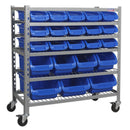 Sealey Mobile Bin Storage System with 22 Bins TPS22