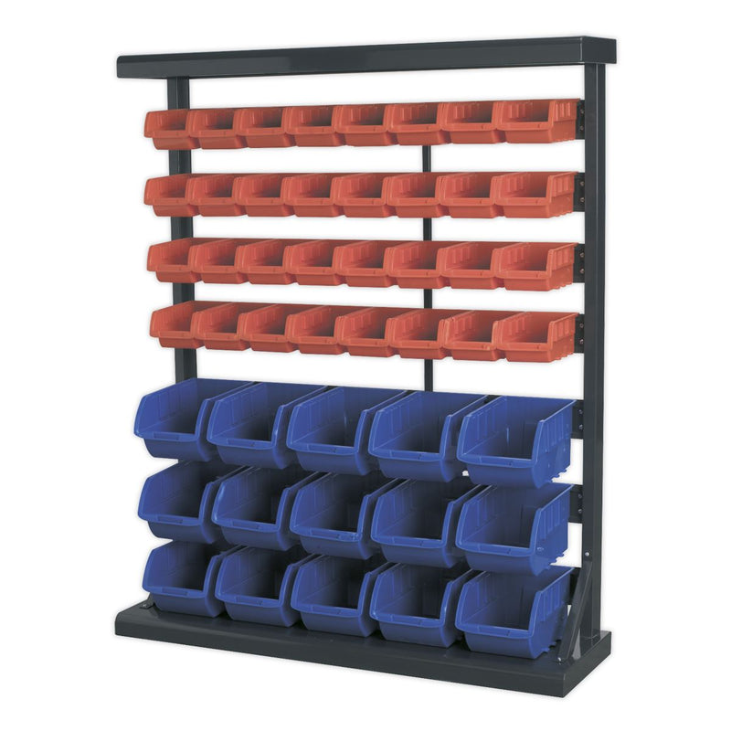 Sealey Mobile Bin Storage System with 47 Bins TPS47