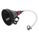 Sealey Valved Flexible Spout Funnel with Filter 160mm VFF1