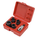 Sealey Brake Caliper Socket Set 1/2"Sq Drive 5pc VS0464
