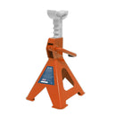 Sealey Ratchet Type Axle Stands (Pair) 2 Tonne Capacity per Stand - Orange VS2002OR