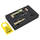 Sealey Petrol Engine Timing Tool Kit for Ford, Volvo 1.6/1.8/2.0/2.3/2.4/2.5/2.9 - Belt Drive VS4387
