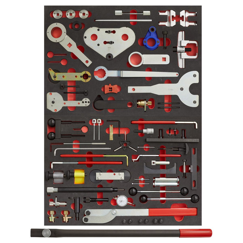 Sealey Diesel/Petrol Master Timing Tool Kit for VAG 59pc - Belt/Chain Drive VS5100MK