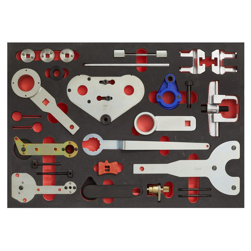 Sealey Diesel/Petrol Master Timing Tool Kit for VAG 59pc - Belt/Chain Drive VS5100MK