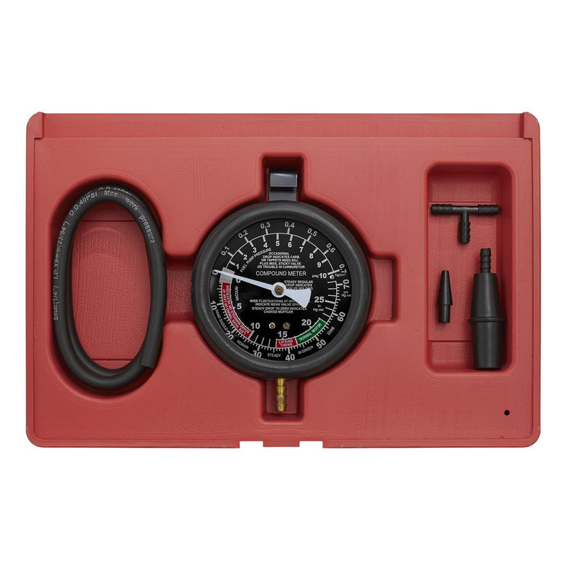 Vacuum & Fuel Pump Pressure Test Gauge Set