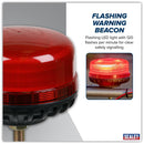 Sealey Warning Beacon with 12mm Bolt Fixing 36W SMD LED 12/24V - Red WB951LEDR