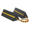 Sealey Heavy-Duty Rubber Wheel Chocks - Pair WC11
