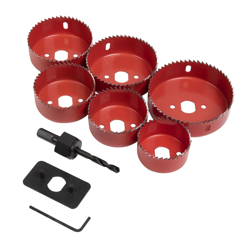 Sealey Worksafe&reg; Downlight Hole Saw Kit 9pc WDLK