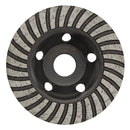 Sealey Worksafe&reg; Turbo Row Concrete Grinding Head 115mm WDRTCUP115