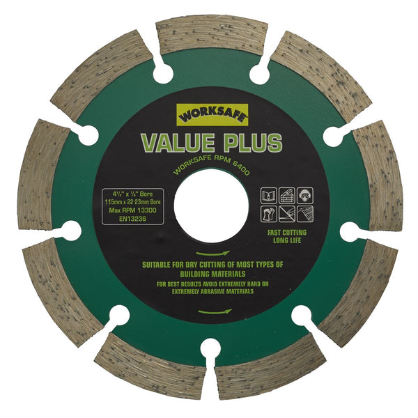 Value Plus Diamond Blade �115 x 22mm