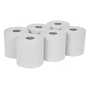 Sealey 2-Ply Embossed White Paper Roll 150m - Pack of 6 WHT150