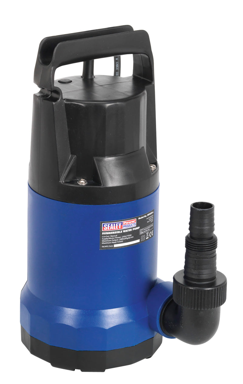 Sealey Submersible Water Pump 750W 208L/min 230V WPC235