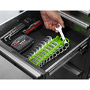 Sealey Premier Spanner Rack Capacity 10 Stubby Spanners - Hi-Vis Green WR10HV