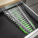 Sealey Premier Reversible Spanner Rack 16pc - Hi-Vis Green WR11HV