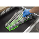 Sealey Premier Reversible Spanner Rack 16pc - Hi-Vis Green WR11HV